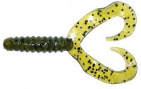 Съедобная силиконовая приманка RUBICON Power Bait TWISTER-TUBE-SC, 55mm, цвет 001  (10 шт)
