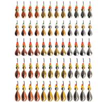  Набор паяных мормышек №7 Муравей двуцвет, латунь/никель/медь (60шт)