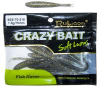 Съедобная силиконовая приманка RUBICON Crazy Bait SS 1.6g, 70mm, цвет 218 (12 шт) Съедобная силиконовая приманка RUBICON Crazy Bait SS 1.6g, 70mm, цвет 218 (12 шт)