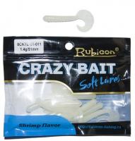 Съедобная силиконовая приманка RUBICON Crazy Bait CKTL 1.4g, 51mm, цвет 011 (10 шт) Съедобная силиконовая приманка RUBICON Crazy Bait CKTL 1.4g, 51mm, цвет 011 (10 шт)