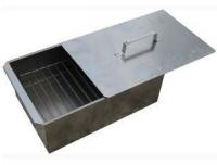 Коптильня двухъярусная Стандарт Высокий с поддоном для сбора жира (ИГ) 380х280х270 (ст. 0,8 мм)