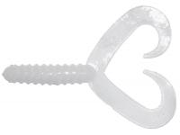 Съедобная силиконовая приманка RUBICON Power Bait TWISTER-TUBE-SC, 55mm, цвет 025  (10 шт)