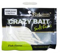 Съедобная силиконовая приманка RUBICON Crazy Bait WMB 0.8g, 35mm, цвет 040 (12 шт) Съедобная силиконовая приманка RUBICON Crazy Bait WMB 0.8g, 35mm, цвет 040 (12 шт)