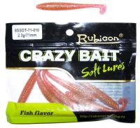 Съедобная силиконовая приманка RUBICON Crazy Bait SSDT 2.3g, 71mm, цвет 010 (8 шт) Съедобная силиконовая приманка RUBICON Crazy Bait SSDT 2.3g, 71mm, цвет 010 (8 шт)