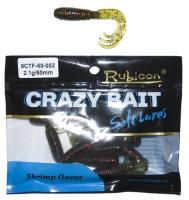 Съедобная силиконовая приманка RUBICON Crazy Bait CTF 2.1g, 60mm, цвет 002 (10 шт) Съедобная силиконовая приманка RUBICON Crazy Bait CTF 2.1g, 60mm, цвет 002 (10 шт)