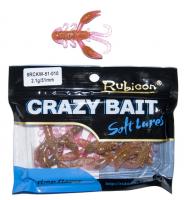 Съедобная силиконовая приманка RUBICON Crazy Bait RCKW 2.1g, 51mm, цвет 010 (10 шт) Съедобная силиконовая приманка RUBICON Crazy Bait RCKW 2.1g, 51mm, цвет 010 (10 шт)