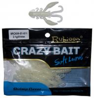 Съедобная силиконовая приманка RUBICON Crazy Bait RCKW 2.1g, 51mm, цвет 011 (10 шт) Съедобная силиконовая приманка RUBICON Crazy Bait RCKW 2.1g, 51mm, цвет 011 (10 шт)