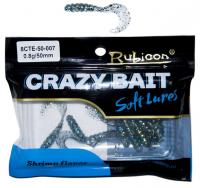 Съедобная силиконовая приманка RUBICON Crazy Bait CTE 0.8g, 50mm, цвет 007 (12 шт) Съедобная силиконовая приманка RUBICON Crazy Bait CTE 0.8g, 50mm, цвет 007 (12 шт)