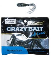 Съедобная силиконовая приманка RUBICON Crazy Bait CTF 2.1g, 60mm, цвет 007 (10 шт) Съедобная силиконовая приманка RUBICON Crazy Bait CTF 2.1g, 60mm, цвет 007 (10 шт)