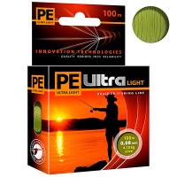 Плетеный шнур PE ULTRA LIGHT Olive 0,08mm 100m Плетеный шнур PE ULTRA LIGHT Olive 0,08mm 100m