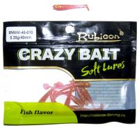 Съедобная силиконовая приманка RUBICON Crazy Bait NWM 0.35g, 40mm, цвет 010 (10 шт) Съедобная силиконовая приманка RUBICON Crazy Bait NWM 0.35g, 40mm, цвет 010 (10 шт)