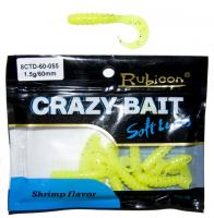Съедобная силиконовая приманка RUBICON Crazy Bait CTD 1.5g, 60mm, цвет 055 (10 шт) Съедобная силиконовая приманка RUBICON Crazy Bait CTD 1.5g, 60mm, цвет 055 (10 шт)