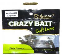 Съедобная силиконовая приманка RUBICON Crazy Bait WMB 0.8g, 35mm, цвет 002 (12 шт) Съедобная силиконовая приманка RUBICON Crazy Bait WMB 0.8g, 35mm, цвет 002 (12 шт)