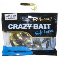 Съедобная силиконовая приманка RUBICON Crazy Bait CTF 0.9g, 40mm, цвет 002 (16 шт) Съедобная силиконовая приманка RUBICON Crazy Bait CTF 0.9g, 40mm, цвет 002 (16 шт)