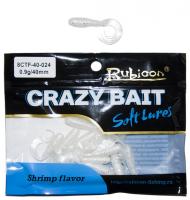 Съедобная силиконовая приманка RUBICON Crazy Bait CTF 0.9g, 40mm, цвет 024 (16 шт) Съедобная силиконовая приманка RUBICON Crazy Bait CTF 0.9g, 40mm, цвет 024 (16 шт)