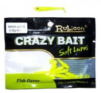 Съедобная силиконовая приманка RUBICON Crazy Bait NWM 0.35g, 40mm, цвет 038 (10 шт) Съедобная силиконовая приманка RUBICON Crazy Bait NWM 0.35g, 40mm, цвет 038 (10 шт)