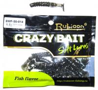 Съедобная силиконовая приманка RUBICON Crazy Bait WF 1.5g, 50mm, цвет 014 (12 шт)