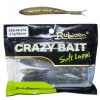 Съедобная силиконовая приманка RUBICON Crazy Bait SS 4.5g, 96mm, цвет 218 (6 шт) Съедобная силиконовая приманка RUBICON Crazy Bait SS 4.5g, 96mm, цвет 218 (6 шт)