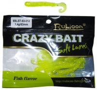 Съедобная силиконовая приманка RUBICON Crazy Bait BLST 1.4g, 63mm, цвет 012 (10 шт) Съедобная силиконовая приманка RUBICON Crazy Bait BLST 1.4g, 63mm, цвет 012 (10 шт)