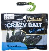 Съедобная силиконовая приманка RUBICON Crazy Bait CTF 2.1g, 60mm, цвет 001 (10 шт) Съедобная силиконовая приманка RUBICON Crazy Bait CTF 2.1g, 60mm, цвет 001 (10 шт)