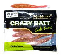 Съедобная силиконовая приманка RUBICON Crazy Bait SS 4.5g, 96mm, цвет 010 (6 шт) Съедобная силиконовая приманка RUBICON Crazy Bait SS 4.5g, 96mm, цвет 010 (6 шт)