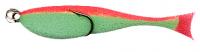 Рыба поролоновая с офсетным кр.  6см зелено-красн
