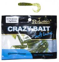 Съедобная силиконовая приманка RUBICON Crazy Bait CTD 1.5g, 60mm, цвет 030 (10 шт) Съедобная силиконовая приманка RUBICON Crazy Bait CTD 1.5g, 60mm, цвет 030 (10 шт)