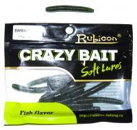 Съедобная силиконовая приманка RUBICON Crazy Bait WMA 1.6g, 50mm, цвет 001 (12 шт)