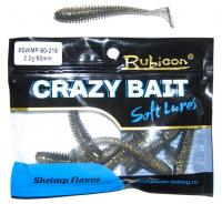Съедобная силиконовая приманка RUBICON Crazy Bait SWMP 2.2g, 80mm, цвет 218 (8 шт) Съедобная силиконовая приманка RUBICON Crazy Bait SWMP 2.2g, 80mm, цвет 218 (8 шт)