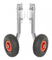 Транцевые колеса съемные на пальцах 260 (нерж)