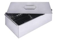 Коптильня двухъярусная Стандарт Плюс с поддоном для сбора жира (ИГ) 480х280х170 (ст. 0,8 мм.)1