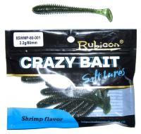 Съедобная силиконовая приманка RUBICON Crazy Bait SWMP 2.2g, 80mm, цвет 001 (8 шт) Съедобная силиконовая приманка RUBICON Crazy Bait SWMP 2.2g, 80mm, цвет 001 (8 шт)