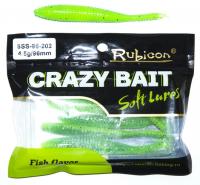 Съедобная силиконовая приманка RUBICON Crazy Bait SS 4.5g, 96mm, цвет 202 (6 шт) Съедобная силиконовая приманка RUBICON Crazy Bait SS 4.5g, 96mm, цвет 202 (6 шт)