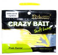 Съедобная силиконовая приманка RUBICON Crazy Bait WMA 1.6g, 50mm, цвет 038 (12 шт)