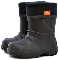 Сапоги детские ЭВА Nordman Kids утепленные, с манжетой из вельвета, серые 1-111-B07 р. 2223 Сапоги детские ЭВА Nordman Kids утепленные, с манжетой из вельвета, серые 1-111-B07 р. 2223