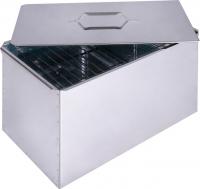 Коптильня двухъярусная Профессионал с поддоном для сбора жира (ИГ) 580х380х220 (нерж. ст. 1,0 мм.)