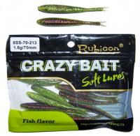Съедобная силиконовая приманка RUBICON Crazy Bait SS 1.6g, 70mm, цвет 213 (12 шт) Съедобная силиконовая приманка RUBICON Crazy Bait SS 1.6g, 70mm, цвет 213 (12 шт)