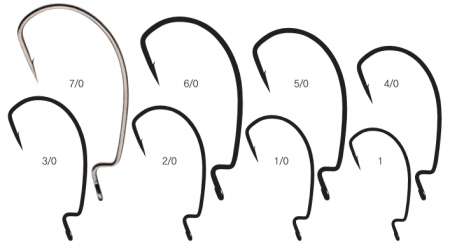 Крючки офсетные RUBICON Magna Super Lock Worm BS2317-01 (10 шт.)