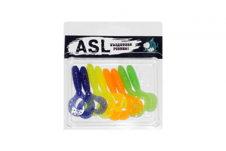 силиконовый-приманки-asl-double-twister-цвет-mix3