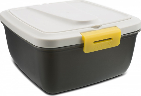 Ланчбокс тм Арктика, 1600мл, арт.030-1600, серыйжелтый111