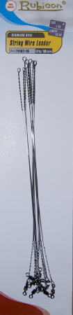 Поводки стальные RUBICON Струна 14 кг 17см (10шт)