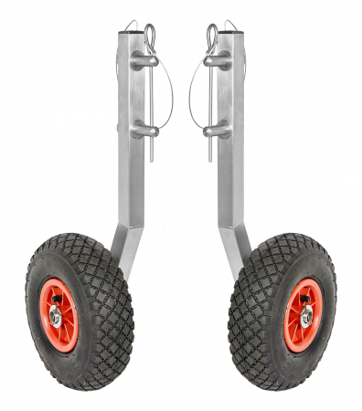 Транцевые колеса съемные на пальцах 260 (нерж)