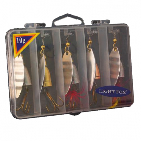Блесна LIGHT FOX в коробке, 10 гр (5 шт)