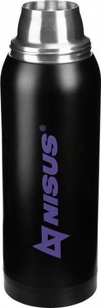 Термос ТОНАР N.TM-047-LW 1200 мл Волк (2 крышки-пружки) NISUS1