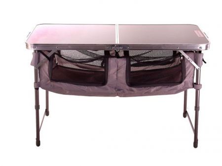 Стол складной мдф с полкой Nika 1000х500мм (ССТ-2)