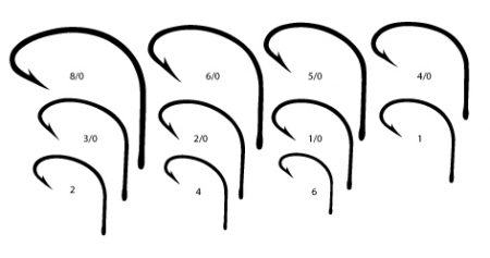 Крючки RUBICON Wide Gap KH11010-1/0 (10 шт.)