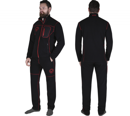 Флисовый комплект Royal Fish черн. раз.  XL