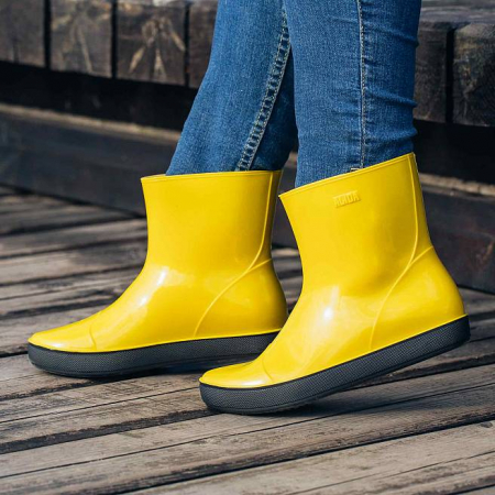 Полусапожки БИО-ПВХ NordMan Alida 6-132 ПС 24 раз. 40 желтый-черный6