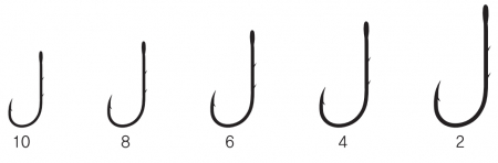 Крючки RUBICON Single Spoon Hook KH10121-08 (10 шт.)